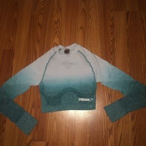 Gymshark Cropped Long sleeve Ombré Shirt